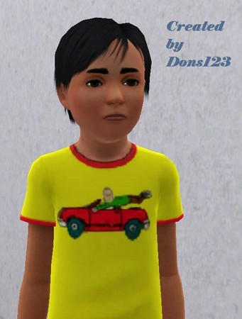 Sims 3 — car by dons123 — Great red sports car T-shirt for boys, availible in all colours.