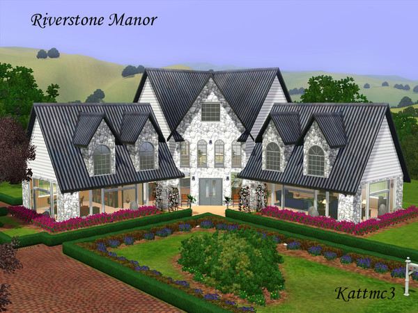 Sims 3 — Riverstone Manor by kattmc3 — This was a old ran down mansion. I purchased it to remodel and after finishing and