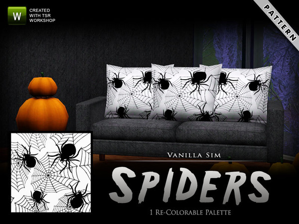 Sims 3 — Spiders by Vanilla Sim — Spiders, spiders, spiders everywhere!!