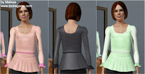 Sims 3 — Blouse Event Melissa by MelissaMel — Some more blouses for our sims ladies :) It will look good with a short