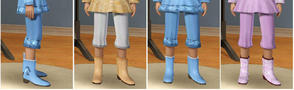 Sims 3 — Warm Kid Boots by MelissaMel — Warm boots for kids girls in a case we get a weather in the sims 3 :) Mesh is