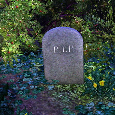 Sims 3 — Pauper's Grave by Cyclonesue — Someone too poor to have a stone with a name, or is it just a placeholder for