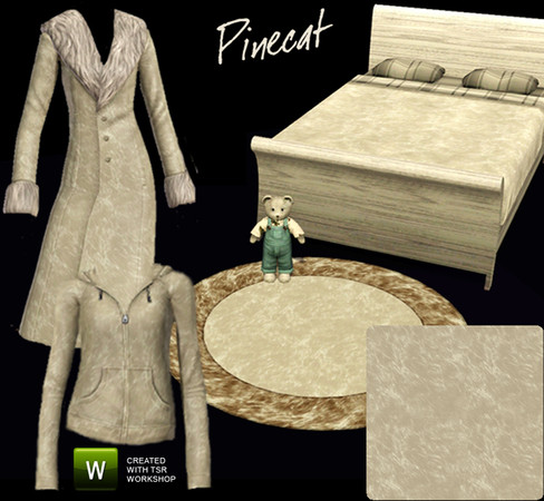 Sims 3 — PCp Faux Fur by Pinecat — 