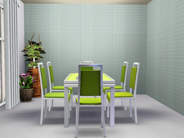 Sims 3 — Tintin wall by Freemousse — Theme concrete