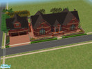 Sims 2 — House 2 by ToqirM — Beautiful brick 5 bed 6 bath home with a pool and large back yard area