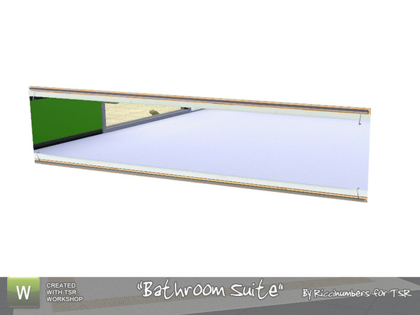 Sims 3 — Bathroom Suite Mirror by TheNumbersWoman — Simply a MUST have. By RicciNumbers at TSR.