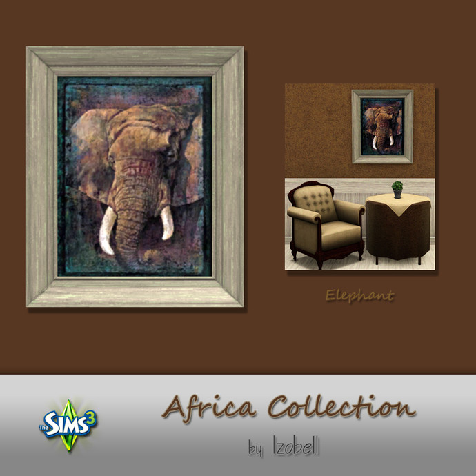 The Sims Resource | Africa Animals Collection - Elephant