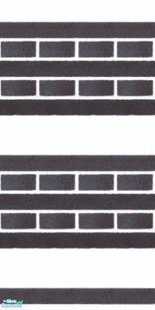 Sims 2 — boral white by skinflin — blue bricks white plaster...panels..tsraa