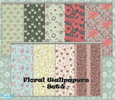 Sims 2 — Floral Walls - Set4 by Donnha — Pretty floral walls.