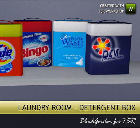 Sims 3 — Washing Powder by BlackGarden — Can't wash without this, right? Unless you use liquid detergent that is. A