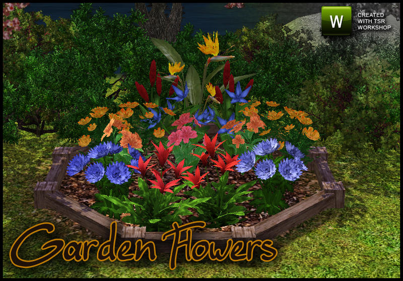Sim Man123 S Garden Flowers
