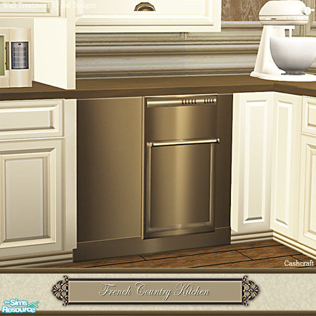 Sims 2 — French Country Kitchen - Trashcompactor Bronze Recol by Cashcraft — This is a set recolor of the Traditional
