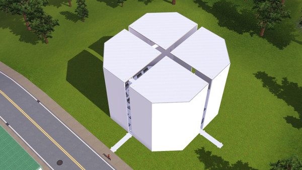 Sims 3 — Igreja Curz da Sombra by jsnet — jsnet.com.br