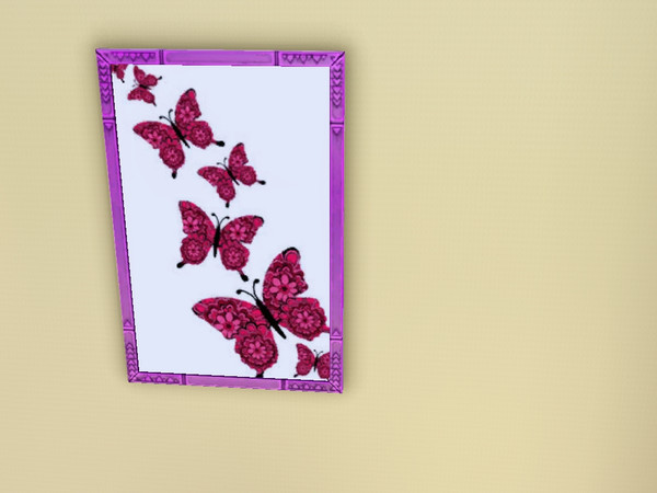 Sims 3 — kids butterfly painting by dons123 — kids butterfly painting 