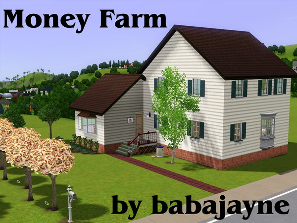 Sims 3 — Money Farm by babajayne — Previously owned by a mad scientist, this little farmhouse would also be perfect for a