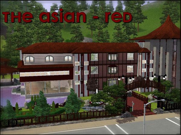 Sims 3 — The asian - red  by MrDenue — This is my newest creation - The asian-red. I think the nicest feature is the