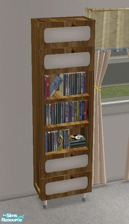 Sims 2 — Child\'s Play Bedroom - Bookcase by Riverwillows — Cute bedroom featuring nostalgic scenes of kids at play.