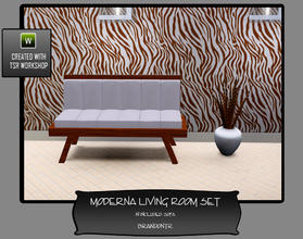 Sims 3 — Moderna Living Room Set - Sofa by brandontr — For BrandonTR@TSR
