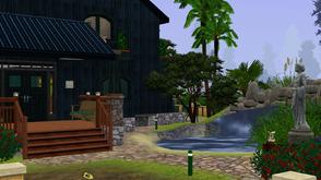 Sims 3 — Lantana Falls by DragonQueen — If you think a small lot limits your possibilities, be prepared to be surprised.