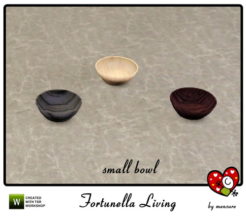 Sims 3 — Fortunella Living Small Bowl  by mensure — Fortunella Living Small Bowl by mensure.