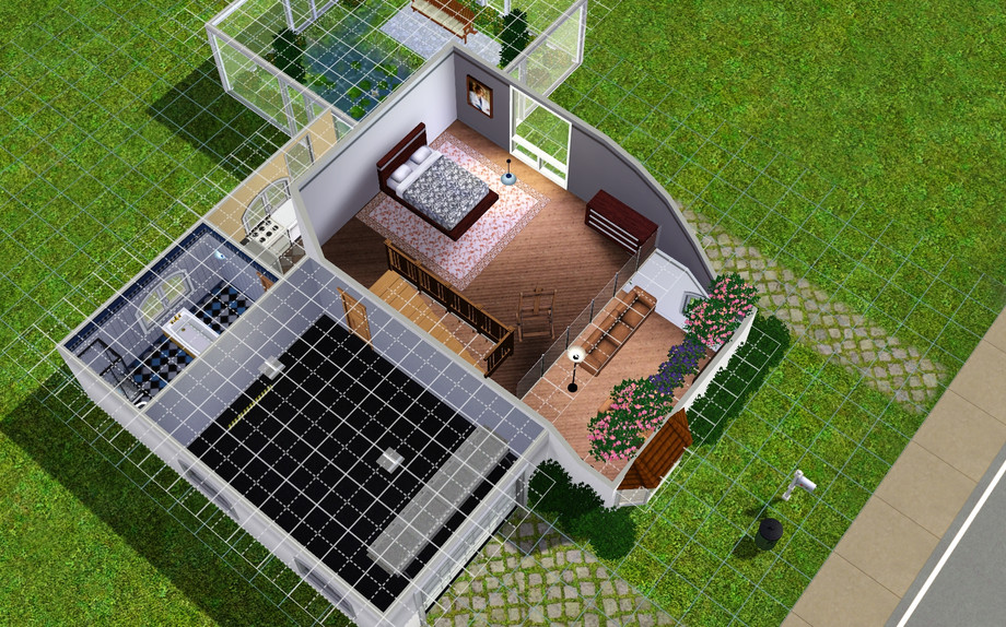 The Sims Resource | A little half-round roof dream