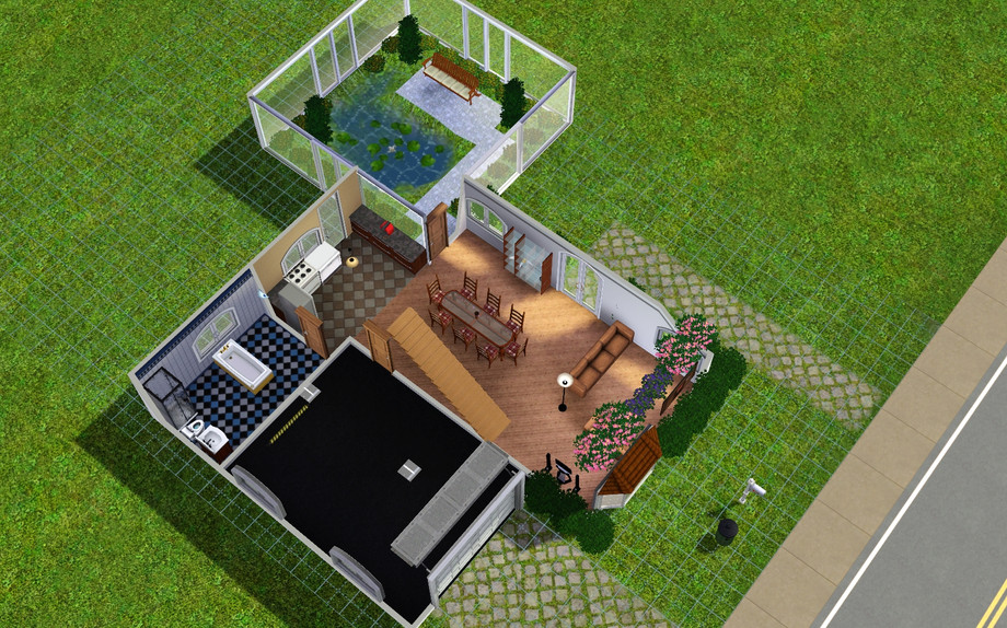 The Sims Resource | A little half-round roof dream