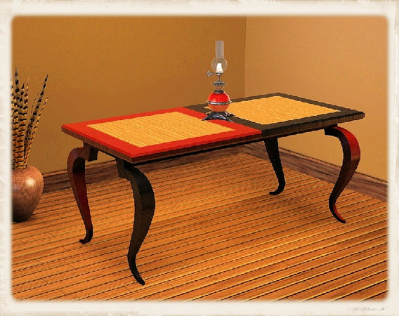 Sims 3 — Alice Dining Table by Cyclonesue — A dining table to match the Alice In Wonderland chairs. By Cyclonesue for TSR