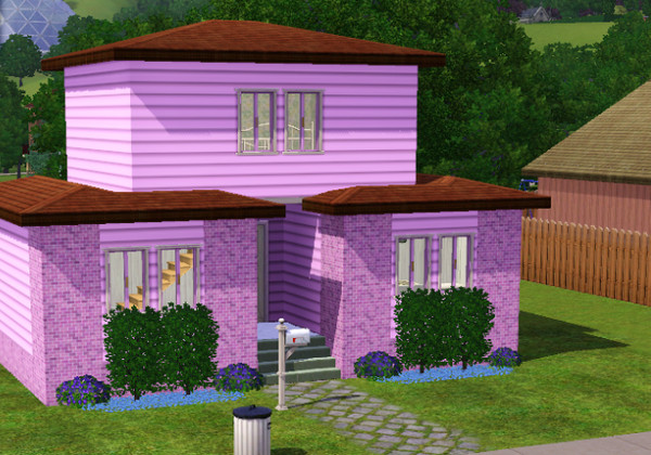 Sims 3 — Pink Hope by MadCupcake — Starter house No. 01