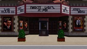 Sims 3 — Alley Theatre by DragonQueen — Playing everything from film noir to current cult favorites, Sims find the Alley