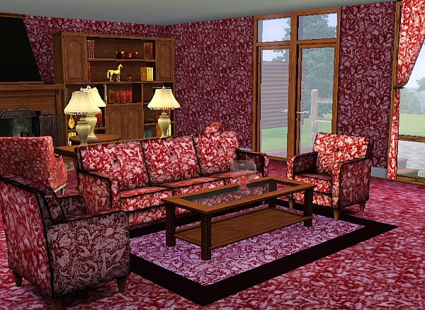 Sims 3 — Floral Boquet Carpet Pattern by TheNinthWave — I just love making new patterns! This pattern is found in
