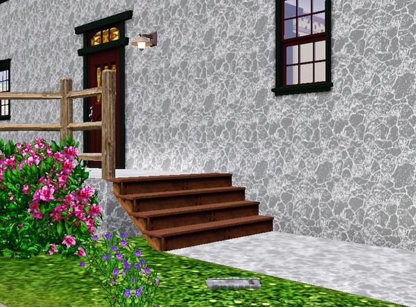 Sims 3 — No Slip Pattern by TheNinthWave — 2 channel rock and stone pattern