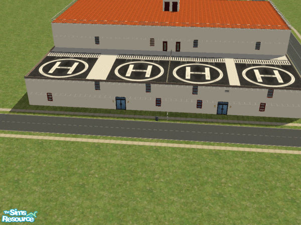 Sims 2 — Massive Apartments Lux! by mysticraven24 — have sims that like Big spaces How about A Helicopter Pad? or the