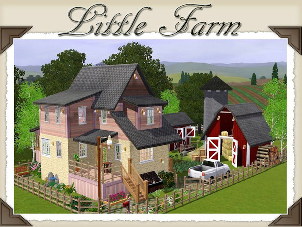 Sims 3 — Little Farm by srgmls23 — 2 quartos e uma casa de banho...
