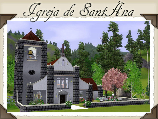 Sims 3 —  Igreja de Sant'Ana  by srgmls23 —  Igreja de Sant'Ana -From sims 2 to sims3...Igreja de Sant'Anna(Sims need a