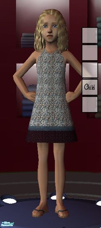 Sims 2 — Matching Mother/Daughter Dress - Child by becboobear — Matching dresses for Mothers and daughters (Toddler