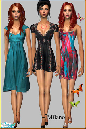 Sims 2 — Dresses  by milanokat — 