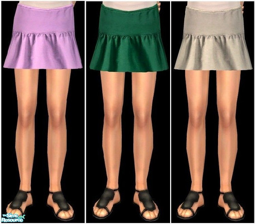 Sims 2 — JPcfdaily8 by juttaponath — Summer skirt for children. No mesh needed.