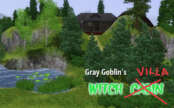 Sims 3 — Gray Goblin's Witch Villa by graygoblin — As all witches know, being a witch is 5% about the actual witchcraft