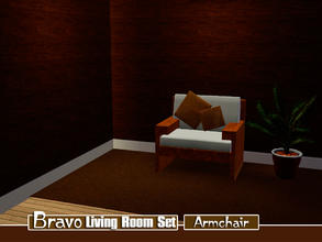 Sims 3 — Bravo Living Room Set - Armchair by brandontr — BrandonTR@TSR