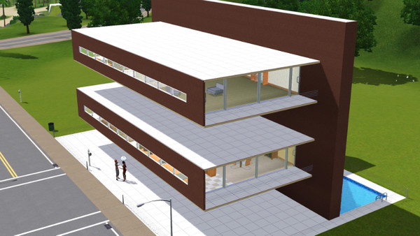 Sims 3 — Outside House by jsnet — Jsnet.com.br