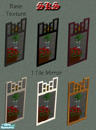 Sims 2 — Mackintosh Oriental Studio Suite - Small Mirror by 71robert13 — 1 Tile Mirror designed for the Oriental Style