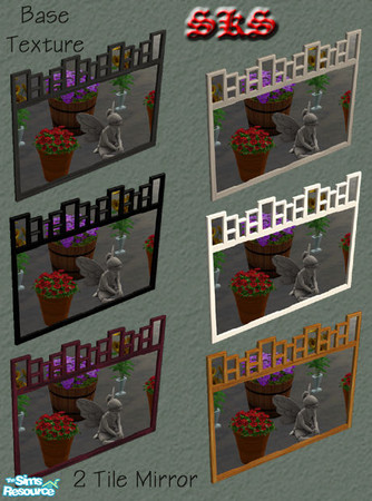 Sims 2 — Mackintosh Oriental Studio Suite - Double Mirror by 71robert13 — 2 Tile Mirror designed for the Oriental Style