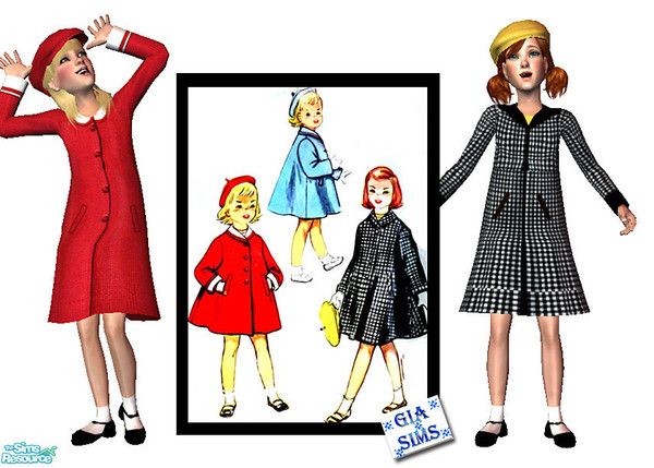 Sims 2 — Vintage Coats by giasims — Vintage Coats