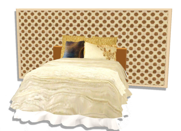 Sims 3 — Serena's bed back by ancsie18 — A modern and gorgeous bedding as seen in Gossip Girl. ps.: I used a simple bed