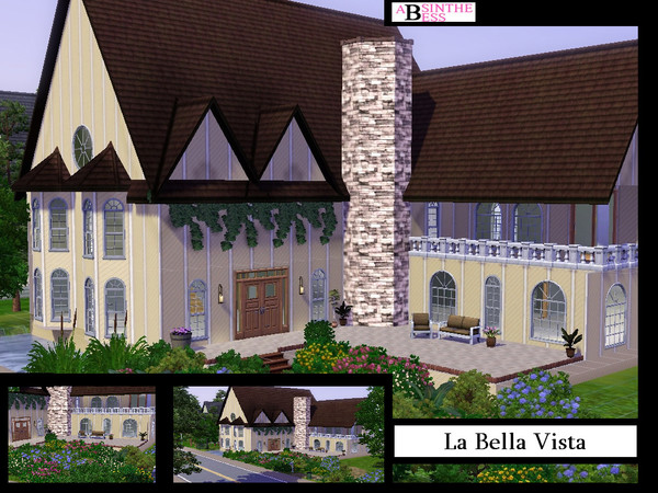 Sims 3 — La Bella Vista by AbsintheBess — La Bella Vista is a beautiful modern built Victorian home. It features five