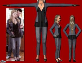 Sims 2 — Rosalie Jeans and Jacket by Dgandy — Part of my set of clothing from the Twilight series. Young Adult, Adult and