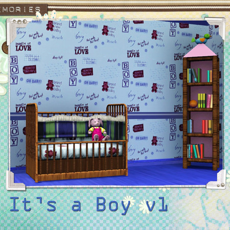 Sims 3 — M.M.Baby Boy v1 by Greda — Nursery Pattern