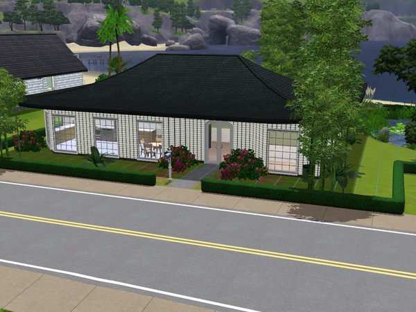 Sims 3 — Asian House by maxi king — A nice home with a cellar,pool and pond! You will need the new patch or the first EP!