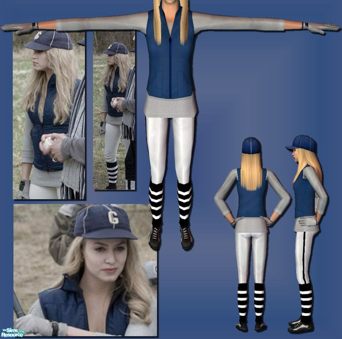 baseball outfit female