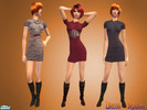 Sims 2 — Dress Mania by Roumito — A set of 3 casual dresses for FA sims. :) I have uploaded Dori\'s mesh @mediafire,